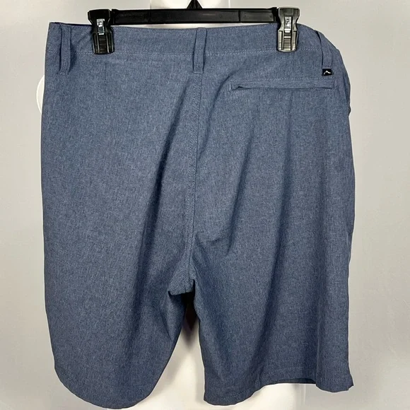 Denali Heather Navy Blue Stretch Hybrid Shorts Mens 34 D427617S - Picture 7 of 11